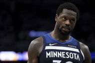 Julius Randle reacts during the NBA Playoffs against the Golden State Warriors- Source: Getty